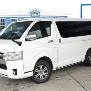2016 Toyota Hiace Van pearl diesel used car Japan export