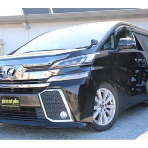 2015 Toyota Vellfire black gasoline used car Japan export
