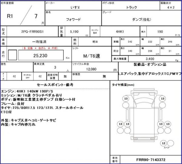 Ref:AUX-16584472 ISUZU FORWARD 2019 - Image 14