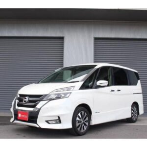 2016 Nissan Serena pearl hybrid used car Japan export