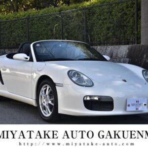 2005 Porsche Boxster white gasoline used car Japan export
