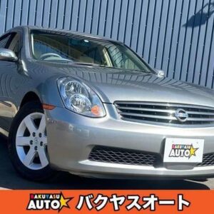 2005 Nissan Skyline silver gasoline used car Japan export