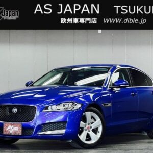 2017 Jaguar Xf blue gasoline used car Japan export