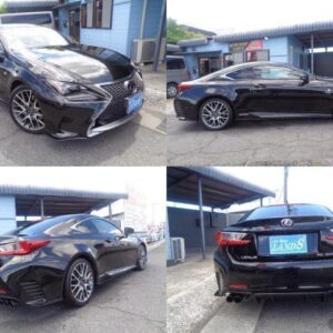 2015 Lexus Rc black hybrid used car Japan export