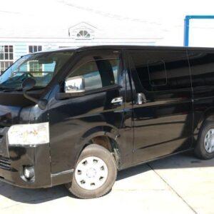 2020 Toyota Hiace Van black diesel used car Japan export