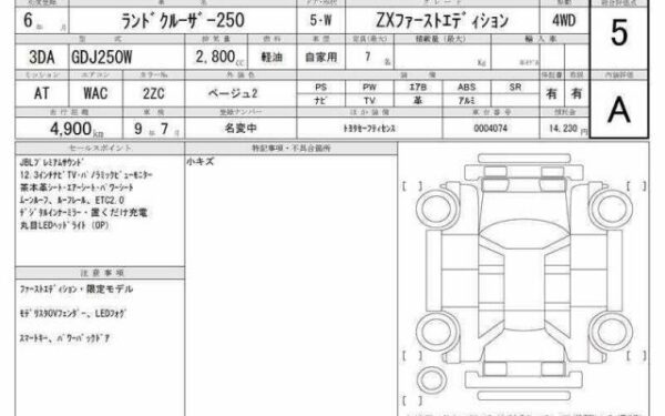 Ref:AUX-16882135 TOYOTA LAND CRUISER 250 2024 - Image 7