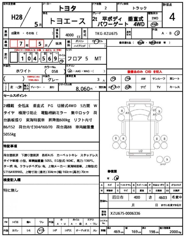 Ref:AUX-16925351 TOYOTA TOYOACE 2016 - Image 21