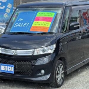 2013 Suzuki Palette black gasoline used car Japan export