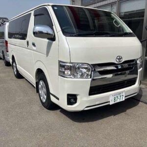 2016 Toyota Hiace Van pearl diesel used car Japan export