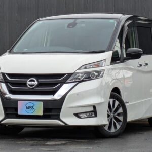 2016 Nissan Serena pearl hybrid used car Japan export