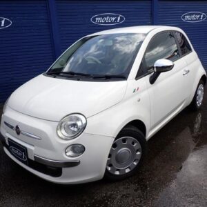 2014 Fiat 500 white gasoline used car Japan export