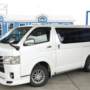 2015 Toyota Hiace Van white diesel used car Japan export