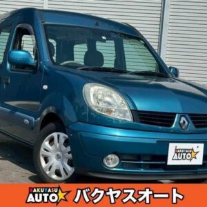 2008 Renault Kangoo blue gasoline used car Japan export