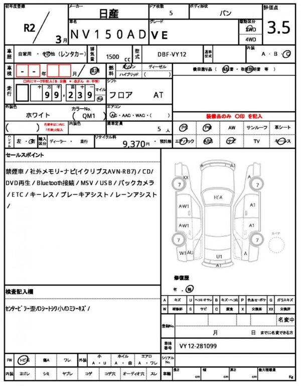 Ref:AUX-17198571 NISSAN NV150AD 2020 - Image 16