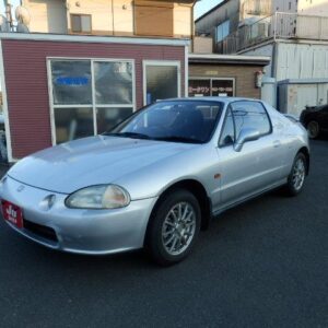 1994 Honda Cr-X Delsol silver gasoline used car Japan export