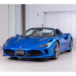 2021 Ferrari F8 Spider blue gasoline used car Japan export
