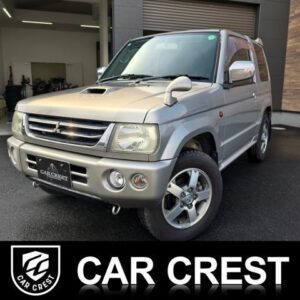 2005 Mitsubishi Pajero Mini silver gasoline used car Japan export