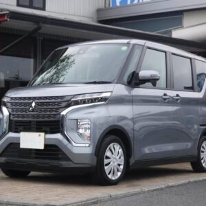 2023 Mitsubishi Ek X Space gray hybrid used car Japan export