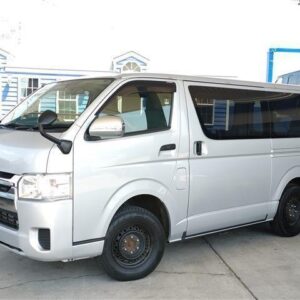 2017 Toyota Regius Ace Van silver diesel used car Japan export