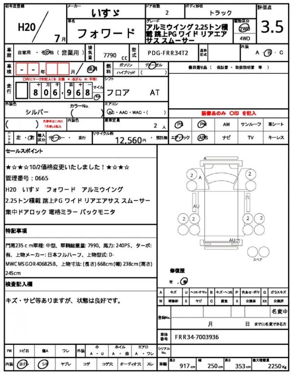 Ref:AUX-17543023 ISUZU FORWARD 2008 - Image 21
