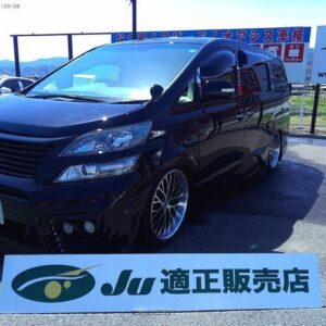 2015 Toyota Vellfire black gasoline used car Japan export