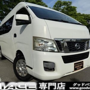 2014 Nissan Nv350Caravan Van white diesel used car Japan export