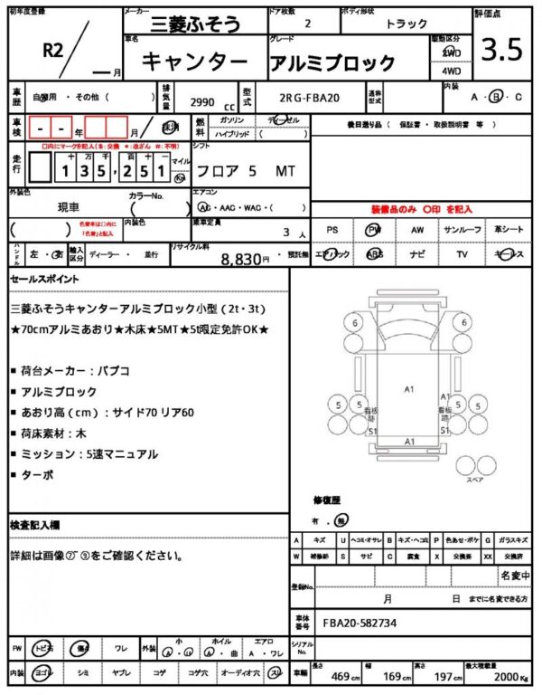 Ref:AUX-17814318 MITSUBISHI FUSO CANTER 2020 - Image 21