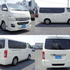 2014 Nissan Nv350Caravan Van pearl diesel used car Japan export