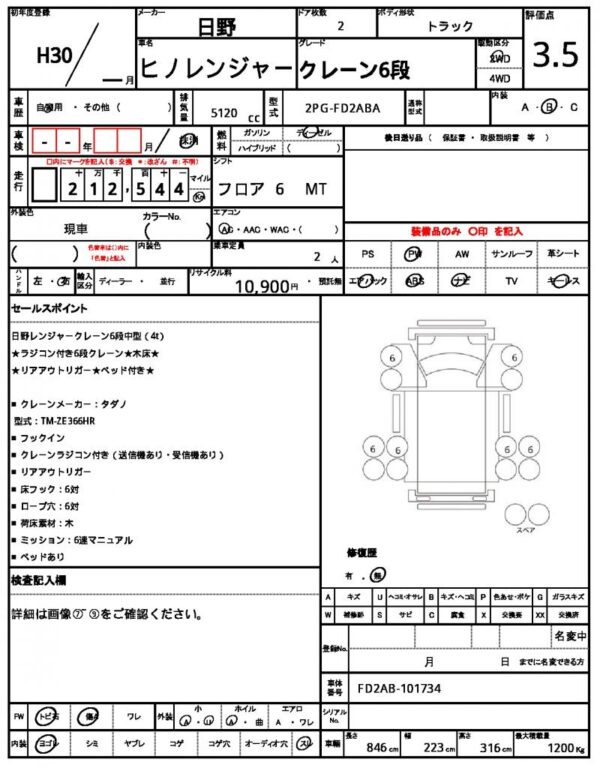 Ref:AUX-17887007 HINO 0 2018 - Image 21