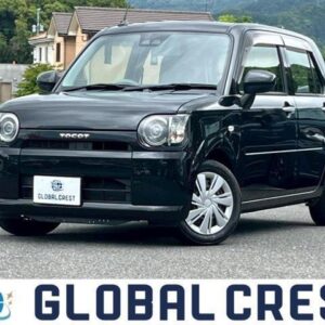 2020 Daihatsu Mira Tocot black gasoline used car Japan export