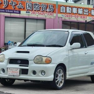 2000 Suzuki Alto Works white gasoline used car Japan export