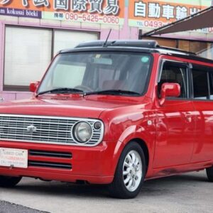 2003 Suzuki Alto Lapin red gasoline used car Japan export