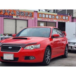 2005 Subaru Legacy B4 red gasoline used car Japan export