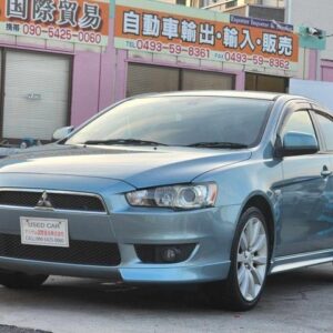 2009 Mitsubishi Galant Fortis blue gasoline used car Japan export