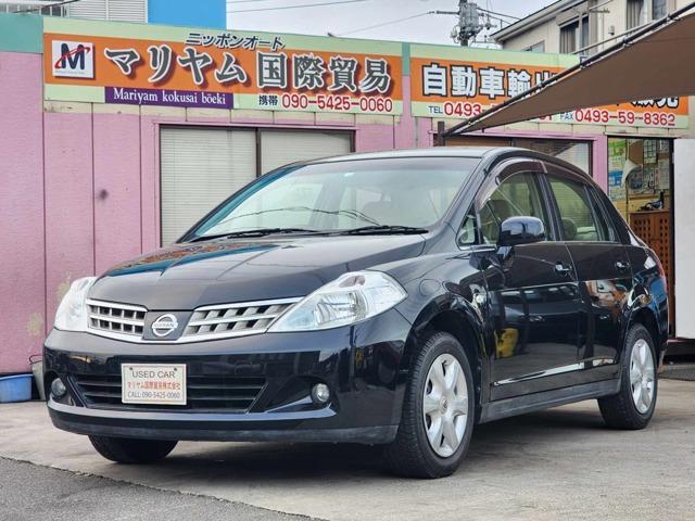 Ref:AUX-17948676 NISSAN TIIDA LATIO 2008 1 2008 Nissan Tiida Latio black gasoline used car Japan export