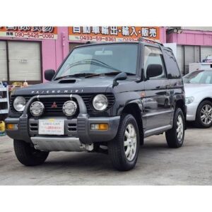 1997 Mitsubishi Pajero Mini black gasoline used car Japan export