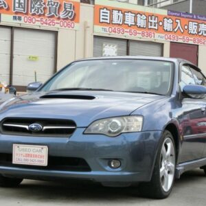 2004 Subaru Legacy B4 blue gasoline used car Japan export