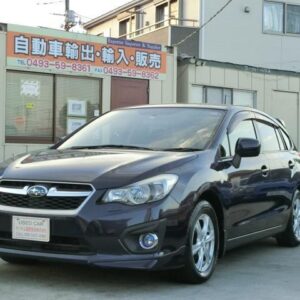 2012 Subaru Impreza Sports blue gasoline used car Japan export