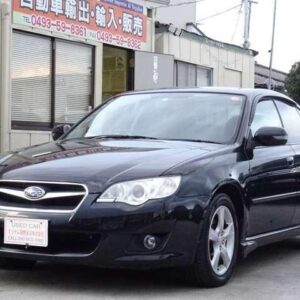 2008 Subaru Legacy B4 black gasoline used car Japan export