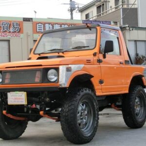 1987 Suzuki Jimny orange gasoline used car Japan export