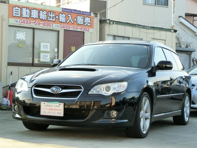 Ref:AUX-17948804 SUBARU LEGACY TOURING WAGON 2008 1 2008 Subaru Legacy Touring Wagon black gasoline used car Japan export