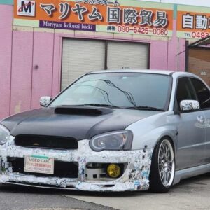 2004 Subaru Impreza white gasoline used car Japan export