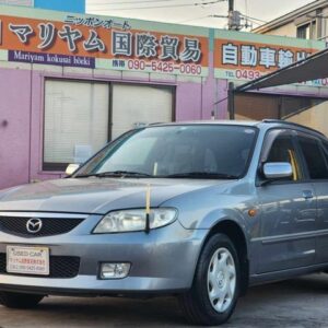 2002 Mazda Familia S-Wagon gray gasoline used car Japan export