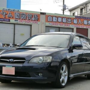 2004 Subaru Legacy Touring Wagon blue gasoline used car Japan export
