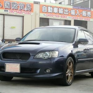 2004 Subaru Legacy Touring Wagon blue gasoline used car Japan export