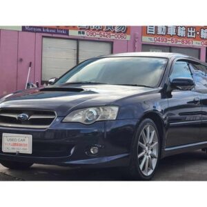 2003 Subaru Legacy Touring Wagon blue gasoline used car Japan export
