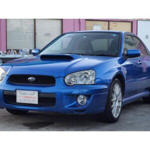 2004 Subaru Impreza blue gasoline used car Japan export