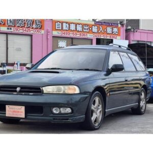 1998 Subaru Legacy Touring Wagon green gasoline used car Japan export