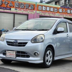 2013 Subaru Pleo Plus silver gasoline used car Japan export