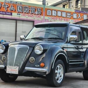 1998 Mitsubishi Pajero Jr black gasoline used car Japan export